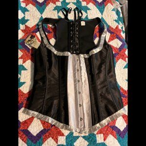 NWT Clockwork Couture Tuxedo Corset XL